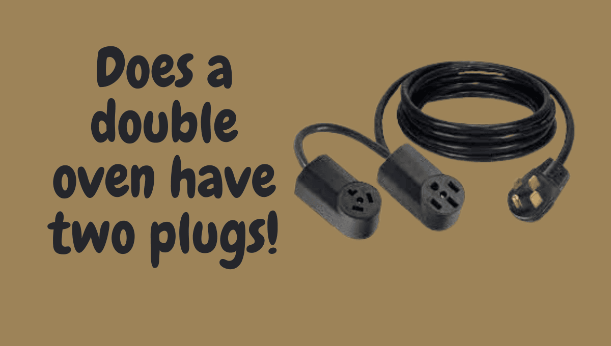 Does a double oven have two plugs
